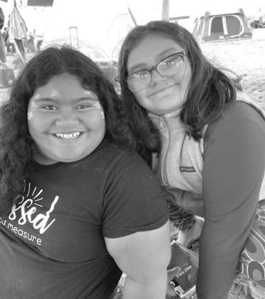 Two Pacific Samoan girls at the Salmon Frenzy. CONTRIBUTED PHOTOS