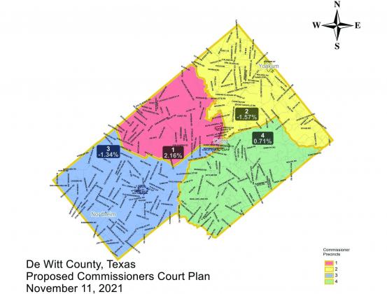 County redistricting plans