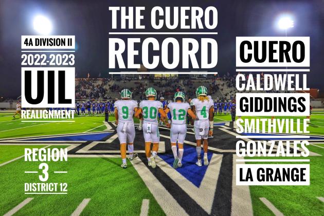 UIL district realignments, Cuero lands in region 3 