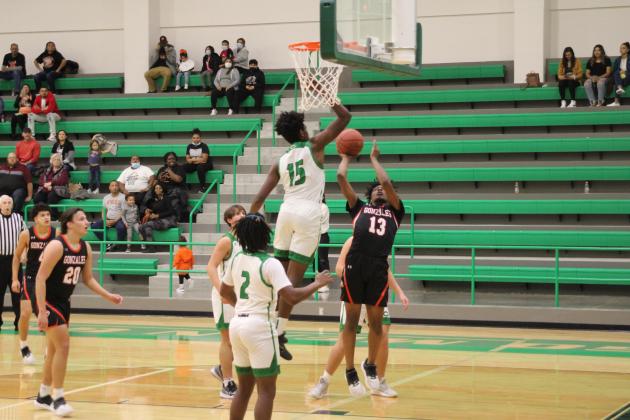 Gobblers battle for first district win over the Apaches, win first at home game