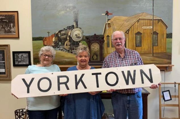 1980's railroad depot sign donated to museum