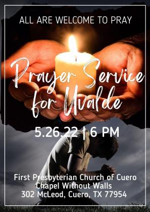 Memorial Prayer Service for Uvalde to be held Thursday