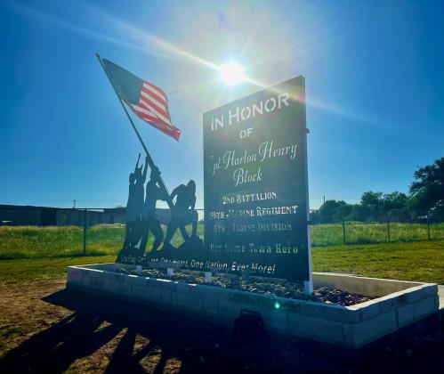 Dedication of Iwo Jima memorial