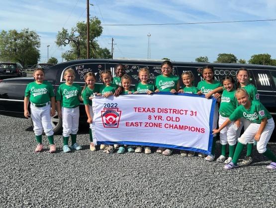 Cuero 8U all-star softball crowned district 31 east zone champs