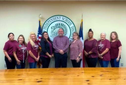 CISD administrators joined in wearing the Uvalde colors, as did students and fellow staff members throughout all CISD campuses. 