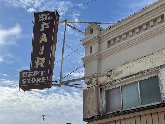 The Chamber purchased The Fair Department Store building two years ago and are currently working on grant funding for the renovation plan. 