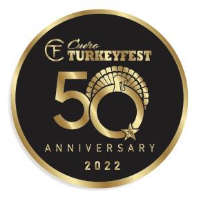Turkeyfest 50th logo.