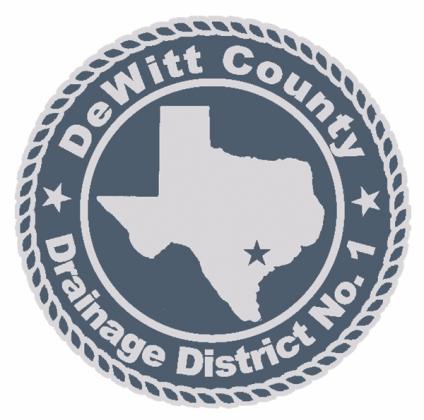 DeWitt County Drainage District No. 1 logo.