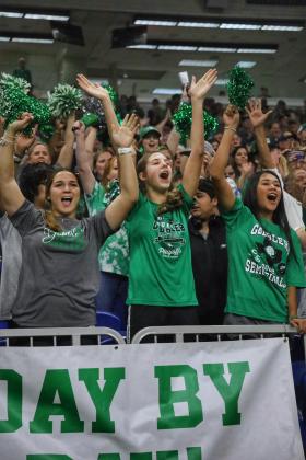 A sea of green flooded the Alamodome last Friday. The crowd was electric both ways. 