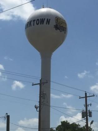 Yorktown water tower. 