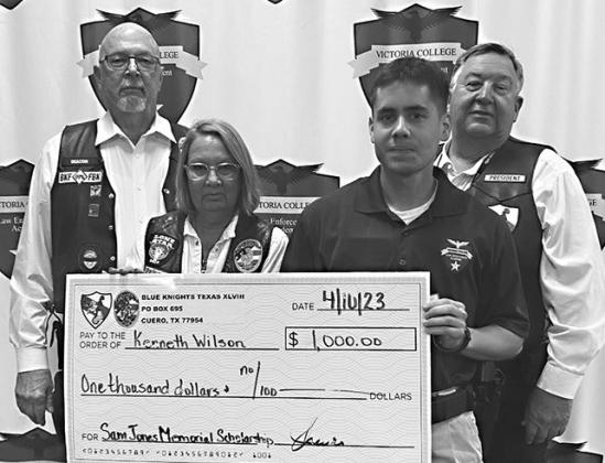 Blue Knights awards 2 scholarships to police academy cadets