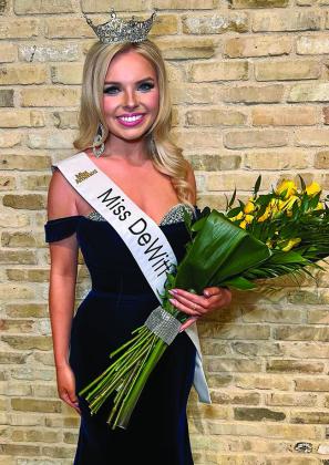 Madison Matlock will serve as Miss DeWitt County. CONTRIBUTED PHOTO