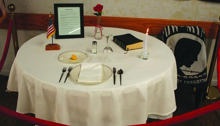 The Missing Man Table. CONTRIBUTED PHOTO