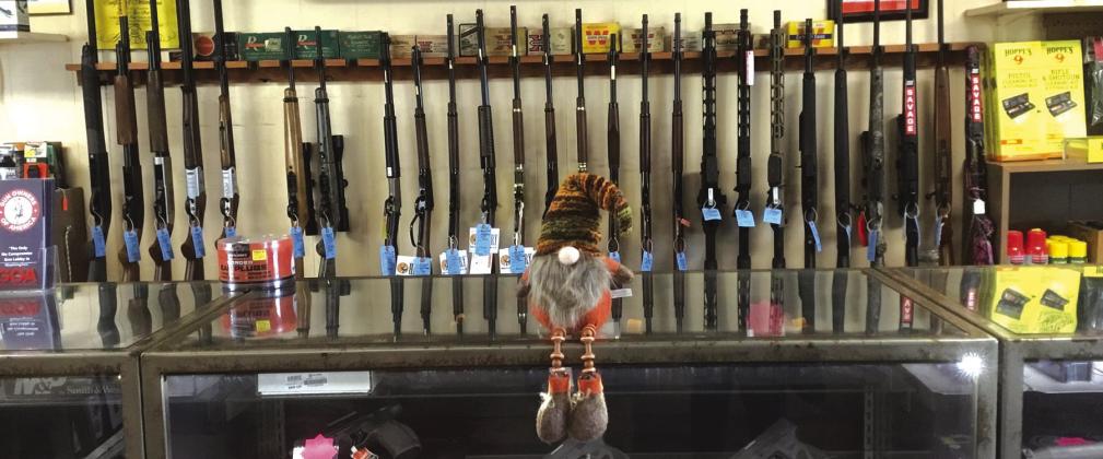 The next day began with a trip to Schwab’s Gun Shop where he cleaned a gun or two. CONTRIBUTED PHOTO