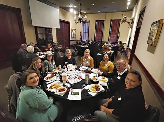 The first in a series of Cuero Chamber of Commerce Lunch and Learn presentations was well attended by community leaders and members. CONTRIBUTED PHOTO