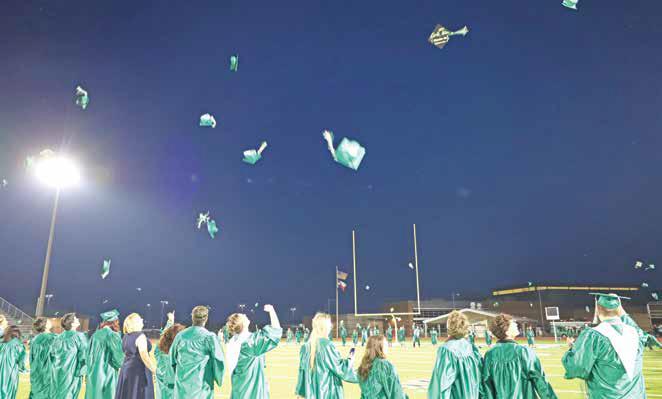 2023 graduates celebrate after ceremony Photos by Shania Horton