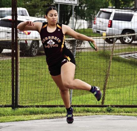 Kristiana Lopez - 2nd in the Shot and 4th in the Discus.