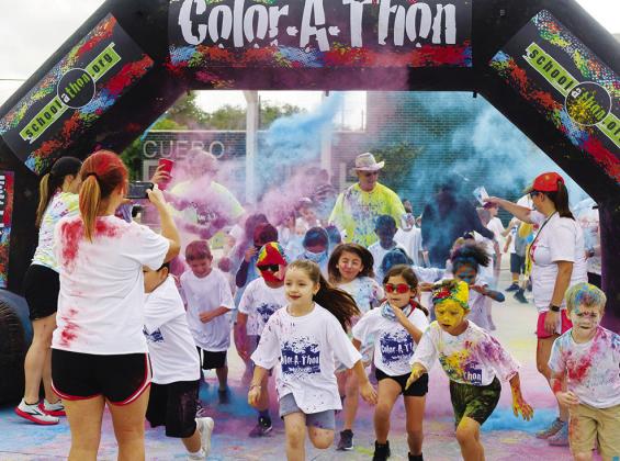 Above: John C. French students participated in a Color-A-Thon on Friday, April 21. PHOTO BY SHANIA HORTON/ THE CUERO RECORD