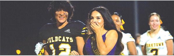 Senior Homecoming Queen Nominee Addison Rosales reacts to the announcement that she is the 2023 Homecoming Queen. CONTRIBUTED PHOTO