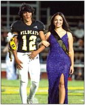 Senior Homecoming Queen Nominee Addison Rosales escorted by Camerin Sanmiguel. CONTRIBUTED PHOTO