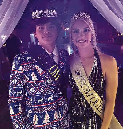 Introducing your Yorktown 2024 Prom King and Queen - Deagan Mungia and Kendyll Sinast.