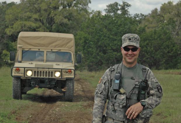 Pre-deployment culminating training exercise for 248th Medical Detachment (Veterinary Services) at Camp Bullis, TX, September 2009