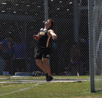Yorktown sophomore Ryan Knostman placed 3rd in the Shot Put and 4t in the Discus, advancing to regionals in both.