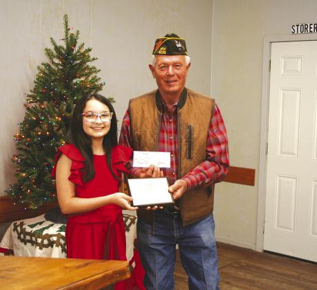 Robinson receives VFW Patriot’s Pen Essay Award