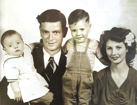 A family portrait of Victor and Joyce Afflerbach with their two sons, Gerry and Ron. CONTRIBUTED PHOTO