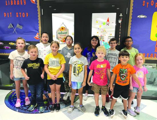 Congratulations to the following Y.E.S. students for placing in the Yorktown Western Days Coloring Contest: In particular order: Dayce, Analise, Marilyn (not pictured), Ty, Zachary, Dayzi, Ryliee, Lucas, Grady, Reece, Daphne, Maddison,and Oliver CONTRIBUTED PHOTO