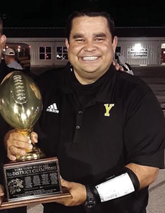 Coach John David Caffey’s reign as athletic director and head football coach for the Yorktown Wildcats has come to a close after seven seasons of leading Yorktown’s athletic program. CONTRIBUTED PHOTO