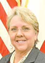 Carol Ann Martin, County Treasurer, who is retiring after a career spanning more than 34 years