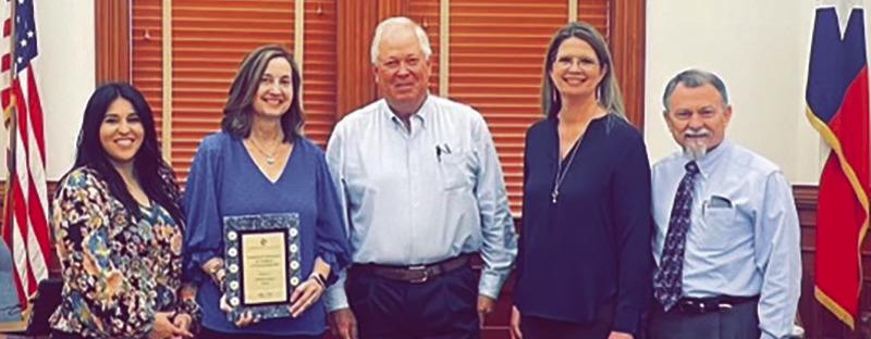 County auditor, staff awarded for excellence in financial reporting