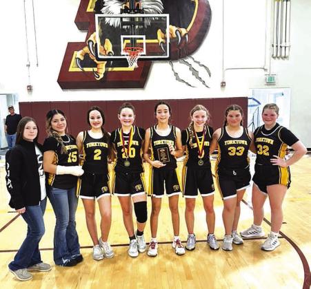 Kitty Kats 8th Grade are the champions of the Pettus 8th Grade JH Tournament. CONTRIBUTED PHOTO