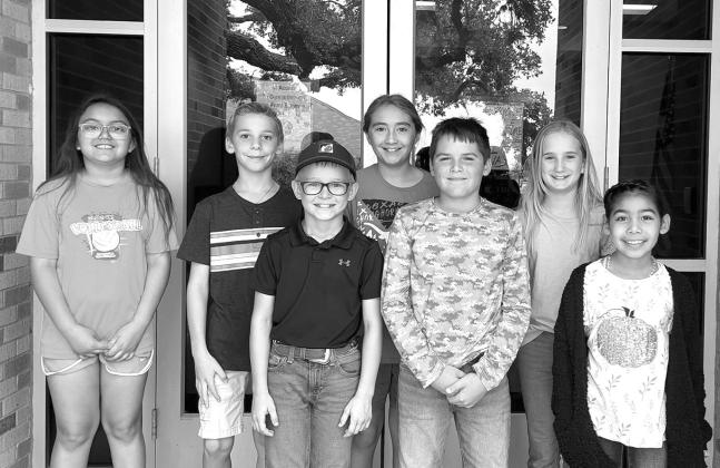 Congratulations to the 2023-2024 Yorktown Elementary Student Council Officers. Rylee Provow, Ethan Warwas, Liam Krueger, Shelby Arguellez, Leyton Schroeder, Kylie Diego, and Chriselda Torres. CONTRIBUTED PHOTO